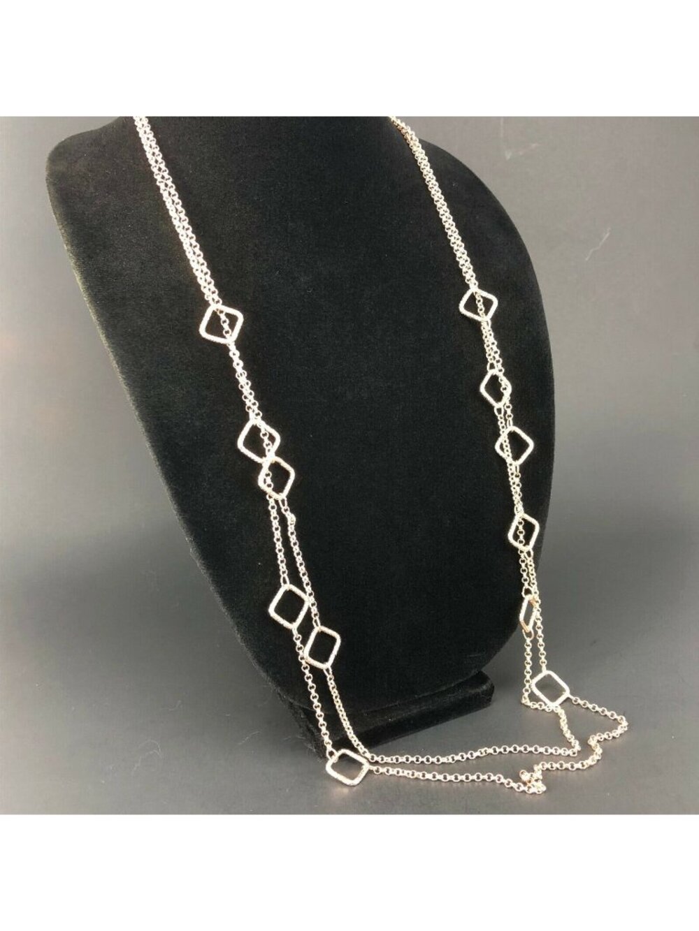 Kohls Metal Necklace Long Chain Copper Tone